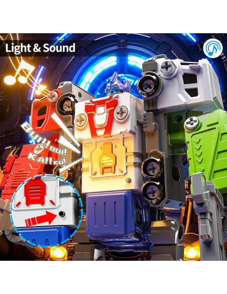 Juguete Desarmable Robot 5 en 1 WATUDOU para Niños 3+ Juguete Desarmable Robot 5 en 1 WATUDOU para Niños 3+