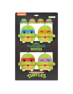 Llavero Plushmates Tortugas Ninja TeeTurtle Set 4 Piezas