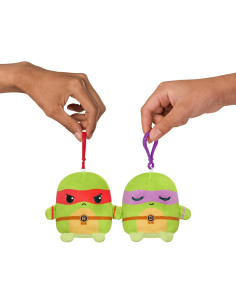 Llavero Plushmates Tortugas Ninja TeeTurtle Set 4 Piezas 2