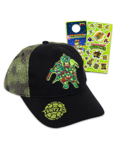 Gorra de béisbol TMNT para niños 4-6 años con stickers