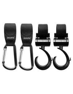 Ganchos para Carriola de Bebé CTR-10 - Organizador de Accesorios
