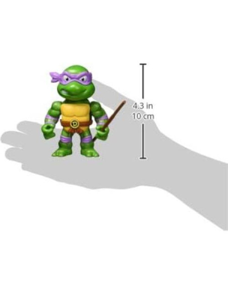 Figura Coleccionable Donatello Tortugas Ninja Jada Toys 10 cm
