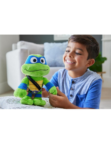 Muñeco de Peluche Leonardo TMNT Mattel 20 cm Suave