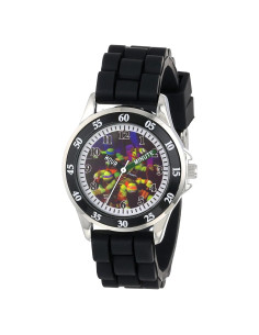 Reloj Infantil Tortugas Ninja TMNT Correa Silicona Negra