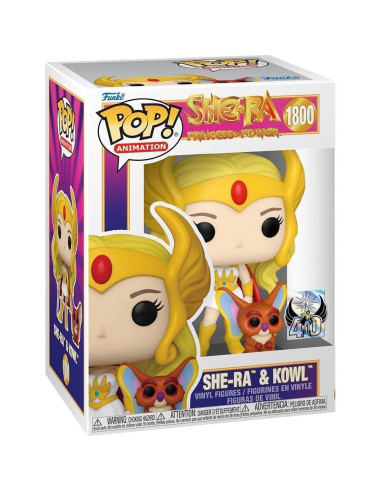 Figura Pop! She-Ra con Kowl Funko 9.53 cm - Masters of the Universe