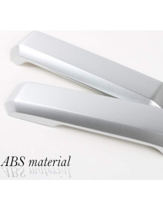 Cubiertas de Manijas de Puerta Interna Voodonala para Ford F150 2015-2020 - ABS Plateado 2