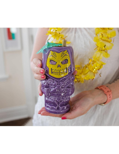 Taza Cerámica Geeki Tikis Skeletor 21 Onzas Coleccionable