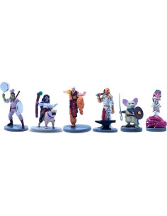Conjunto de Miniaturas Pintadas D&D Wildspire 28mm - 6 Figuras 2