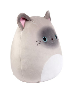 Squishmallows Felton Gato Siamés 25 cm Peluche Suave 2