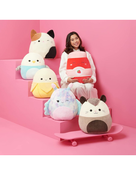 Peluche Squishmallows Oola Vaca Aromatizada a Sandía 30 cm