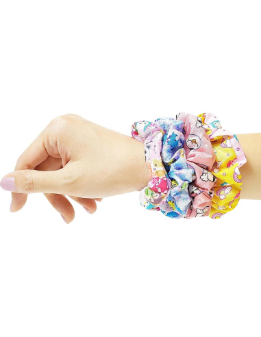 Scrunchies LUV HER para Niñas - 4 Grandes Personajes