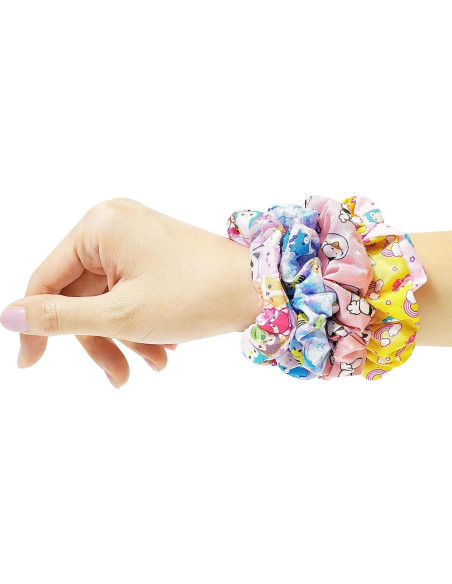 Scrunchies LUV HER para Niñas - 4 Grandes Personajes