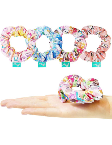Scrunchies LUV HER para Niñas - 4 Grandes Personajes