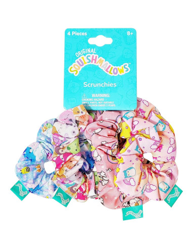 Scrunchies LUV HER para Niñas - 4 Grandes Personajes