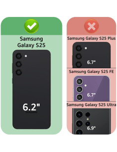 Funda XcaseBar para Samsung Galaxy S25 con monedero RFID 2