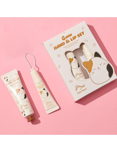 Set de Manos y Labios Cam el Gato TONYMOLY 2 Piezas Set de Manos y Labios Cam el Gato TONYMOLY 2 Piezas