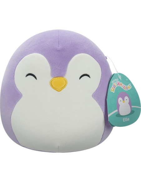 Peluche Squishmallows 19 cm Jazwares Elle Pingüino Morado