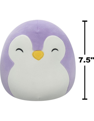 Peluche Squishmallows 19 cm Jazwares Elle Pingüino Morado