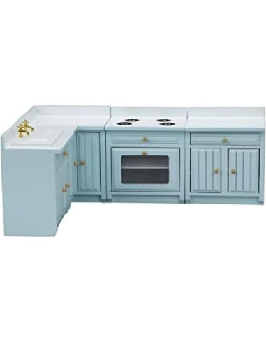 Set de 4 Accesorios de Cocina para Casa de Muñecas SXFSE