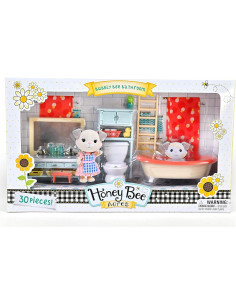 Muebles de Casa de Muñecas Bubbly Bee Sunny Days 30 Piezas 2