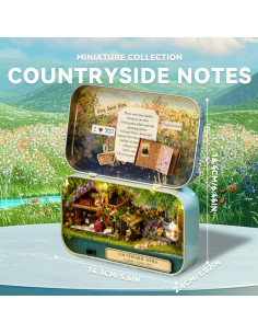 Kit Casa de Muñecas Miniatura Flever DIY con Muebles 14 cm 2