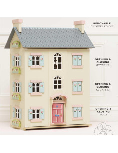 Casa de Muñecas Grande Le Toy Van Cherry Tree Hall 90.5 cm 2