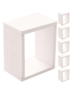 Estante de Almacenamiento Miniatura TOYANDONA 5x4.2 cm Blanco