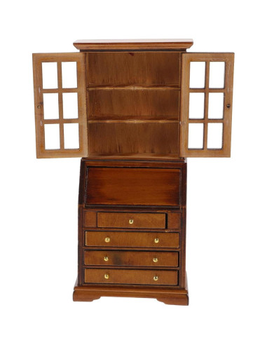 Armario de Madera Miniatura Abaodam 16x16x16 cm para Muñecas