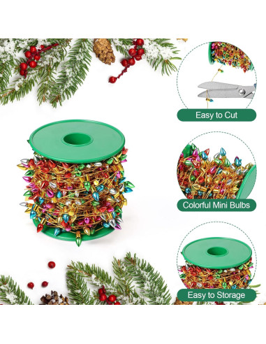 Cuerda de Luces Falsas para Casa de Muñecas Mudder 5m