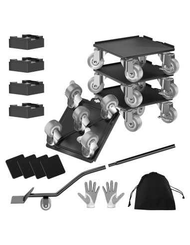 Carro de Muebles LOYAL TIGER 2000 kg con 5 Ruedas 360