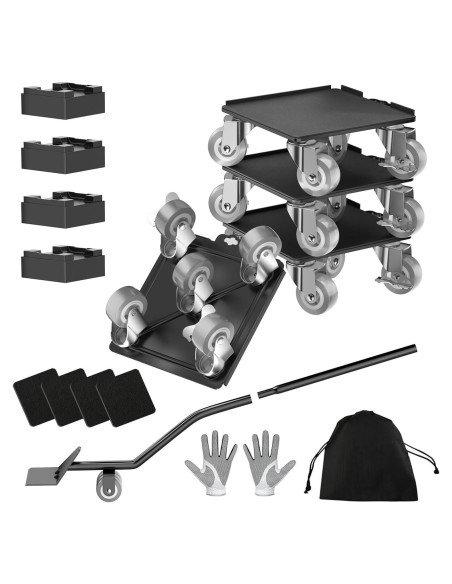 Carro de Muebles LOYAL TIGER 2000 kg con 5 Ruedas 360