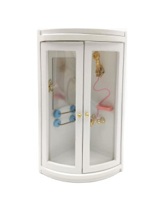Cuarto de Ducha Miniatura 1:12 SXFSE - Baño Blanco 16.7x9.8cm