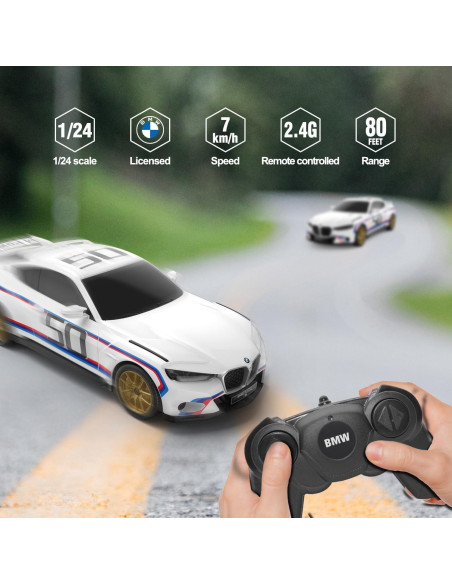 Coche RC Rastar BMW 3.0 CSL 1:24 Control Remoto