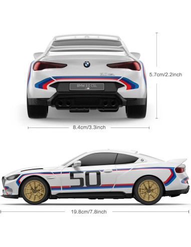 Coche RC Rastar BMW 3.0 CSL 1:24 Control Remoto