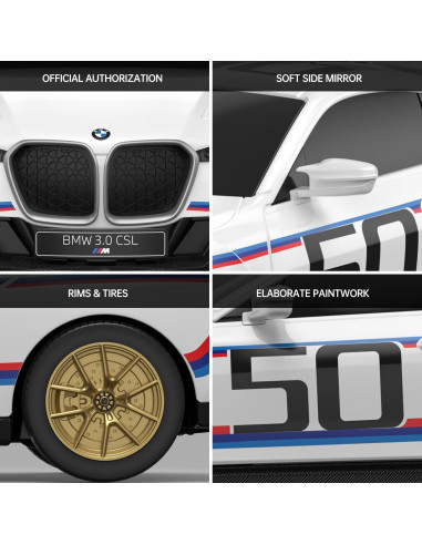 Coche RC Rastar BMW 3.0 CSL 1:24 Control Remoto