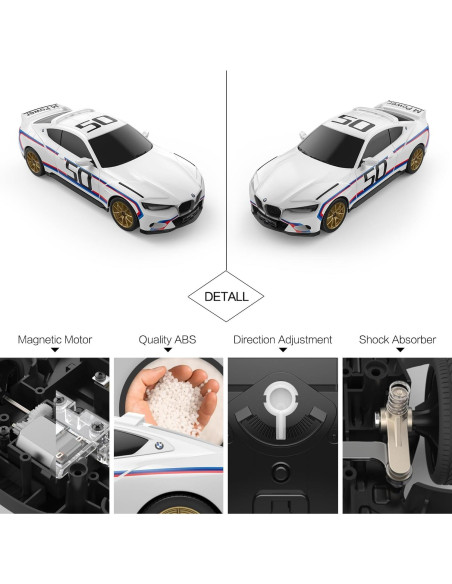 Coche RC Rastar BMW 3.0 CSL 1:24 Control Remoto