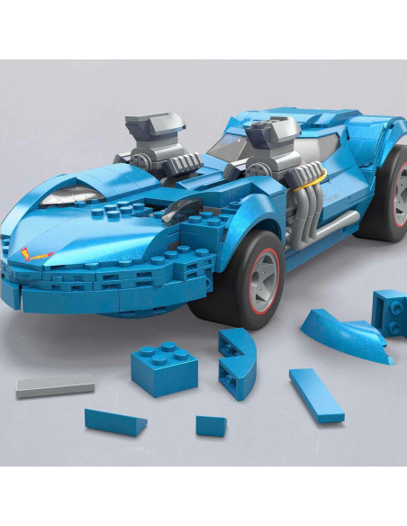 Set de Construcción Mega Hot Wheels Twin Mill 635 Piezas Set de Construcción Mega Hot Wheels Twin Mill 635 Piezas