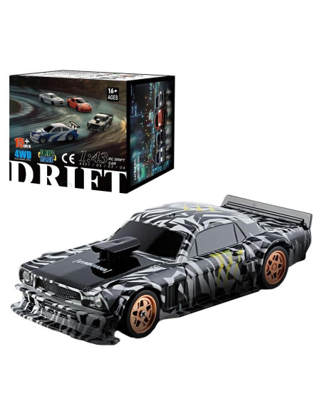Coche Drift RC 1/43 Funnyndiy 15 KM/H 4WD RTR Luces