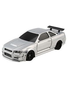 Coche Drift RC 1/43 Funnyndiy Plata 15 KM/H RTR