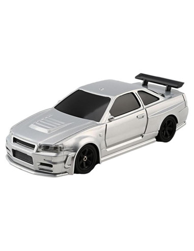 Coche Drift RC 1/43 Funnyndiy Plata 15 KM/H RTR