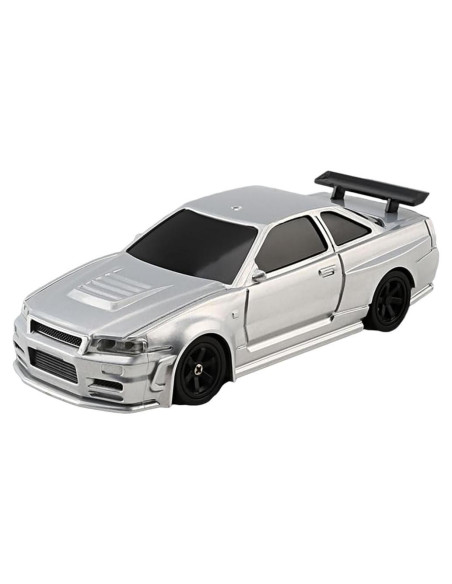 Coche Drift RC 1/43 Funnyndiy Plata 15 KM/H RTR