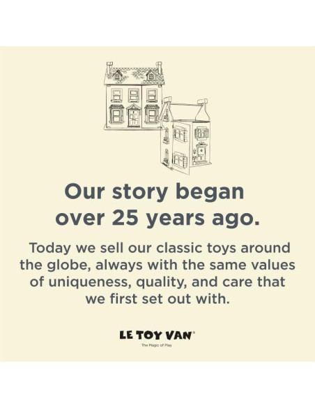 Furgoneta de Vacaciones de Madera Le Toy Van con Surf