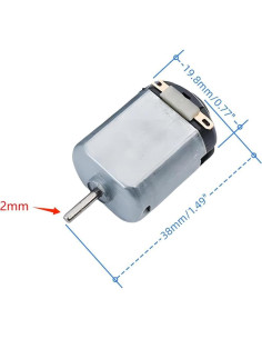 20 Pcs Motores DC Pequeños MTDELE 1.5V 3V 5V 6V para Juguetes 2
