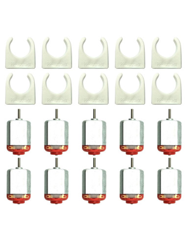 10 Motores DC 130 EUDAX 3V-12V 25000 RPM para Juguetes