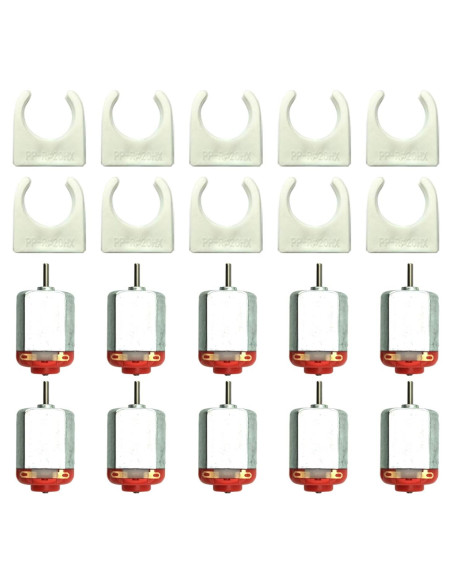 10 Motores DC 130 EUDAX 3V-12V 25000 RPM para Juguetes