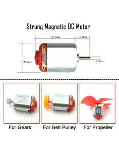 10 Motores DC 130 EUDAX 3V-12V 25000 RPM para Juguetes 2