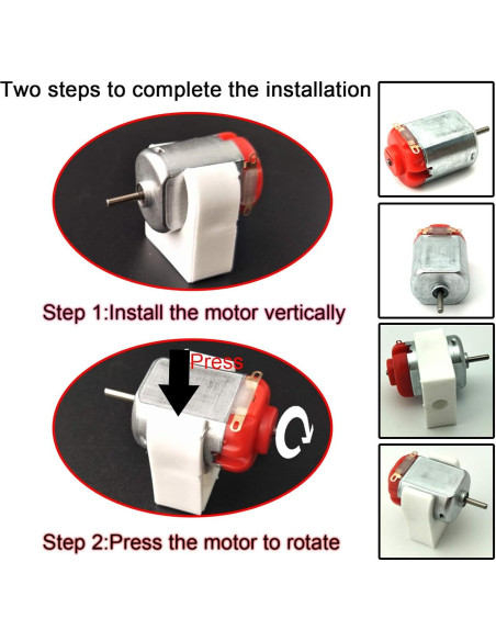 10 Motores DC 130 EUDAX 3V-12V 25000 RPM para Juguetes
