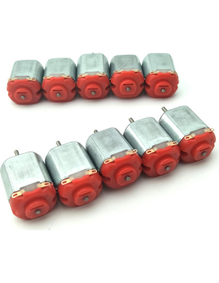 10 Motores DC 130 EUDAX 3V-12V 25000 RPM para Juguetes