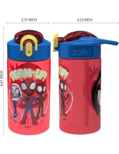 Botella de Agua para Niños Zak Spider-Man 2-Pack 500ml