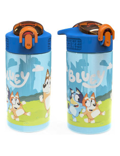 Botellas de Agua Bluey 2pk Zak Designs 473ml a Prueba de Fugas
